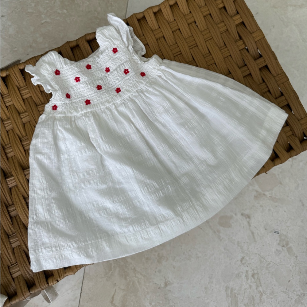 Janie and Jack White Baby Dress